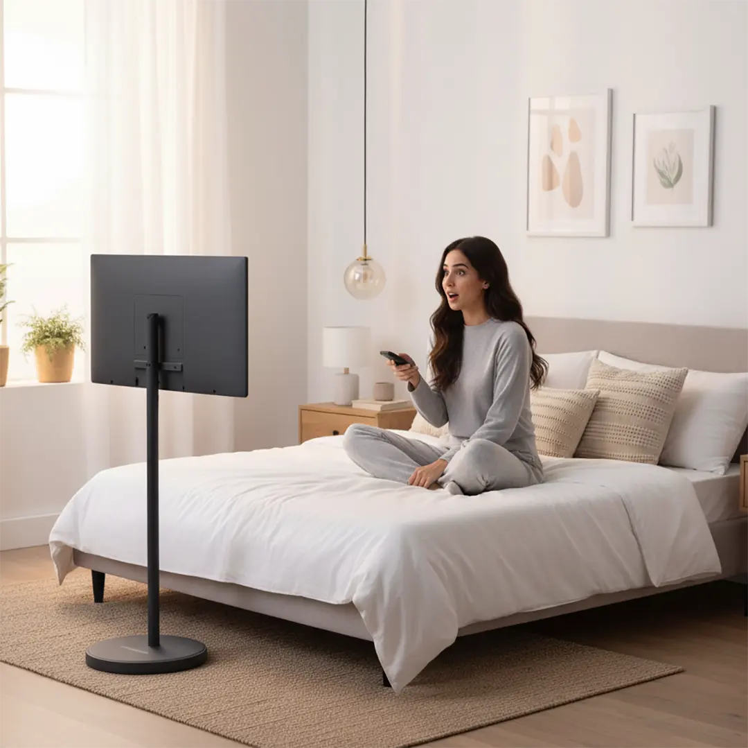 Powerology Banf 32" Portable Smart Monitor - Gray