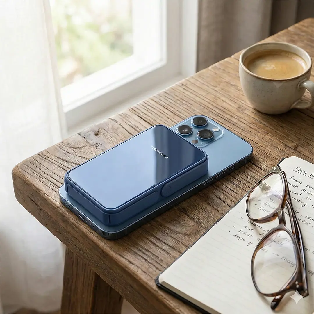 Powerology Spetemor 10000mAh MagSafe Power Glass Surface