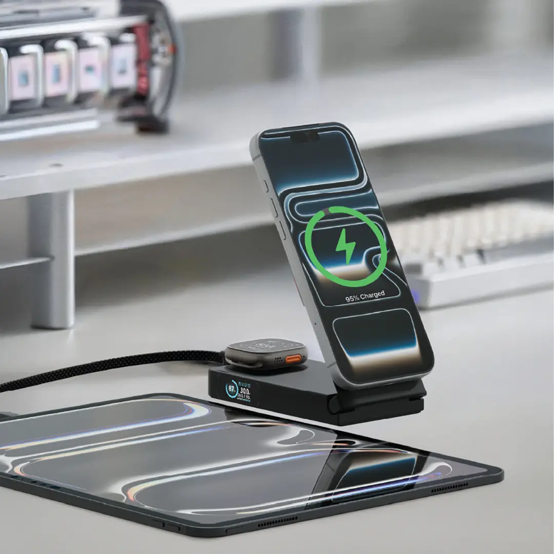 Powerology FlipMag 10000mAh Magsafe Power Bank - Black Powerology FlipMag 10000mAh Magsafe Power Bank - Black