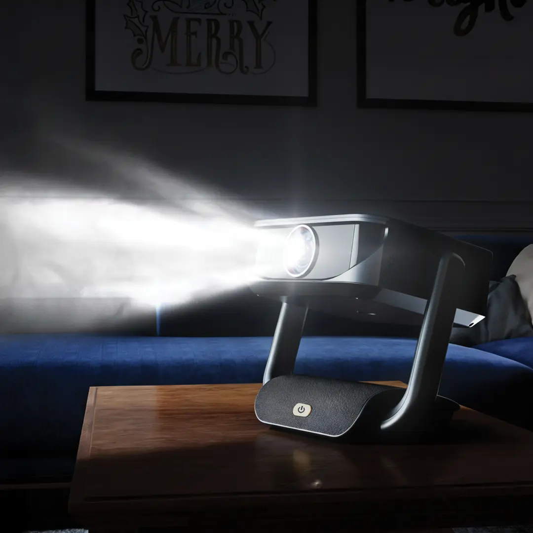 Powerology Pharos Projector with Touch Screen - Gray
