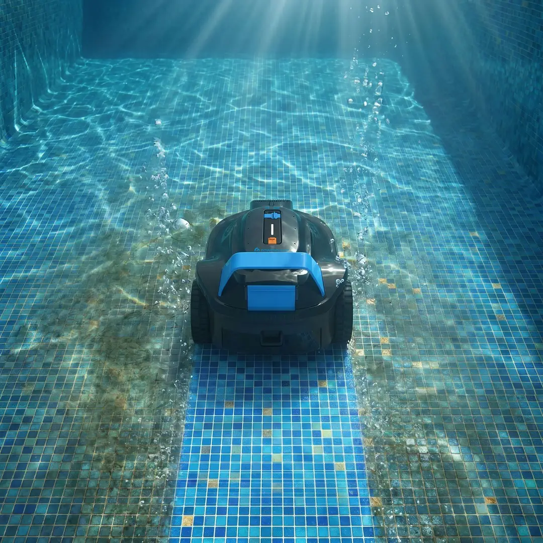 Powerology Pool Pilot Cordless Robotic Pool Cleaner - Black Powerology Pool Pilot Cordless Robotic Pool Cleaner - Black