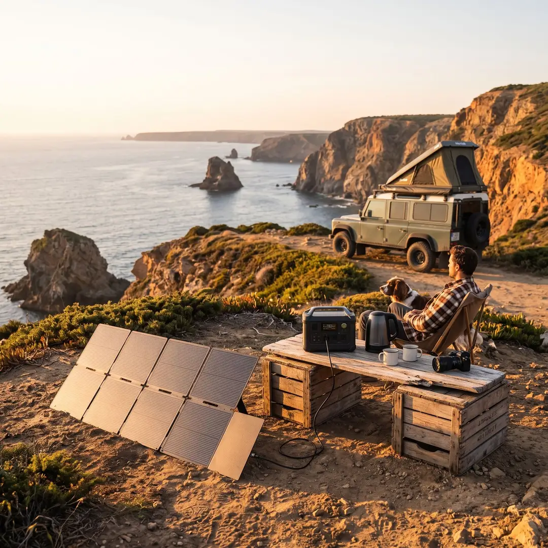 Powerology Helios Flex 300W Topcon Folding Solar Panel - Black