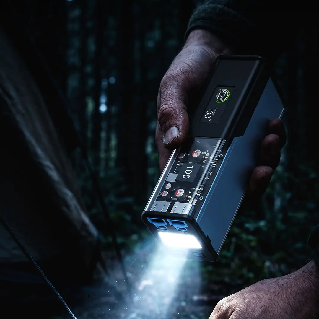 Powerology ÉNERGIE 27000mAh Power Bank - Black
