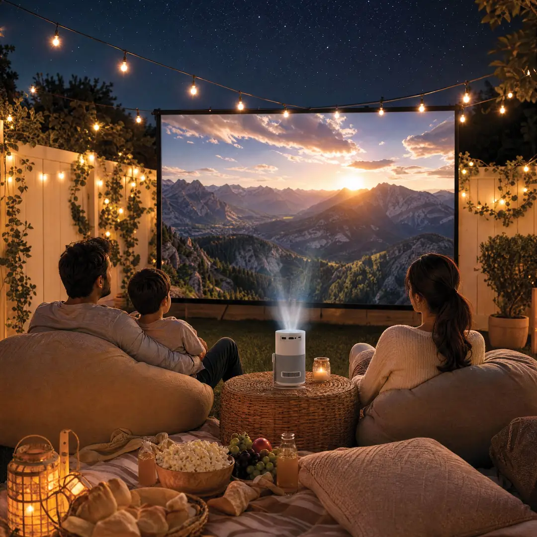 Powerology Elyra Portable Smart Projector – White Powerology Elyra Portable Smart Projector – White