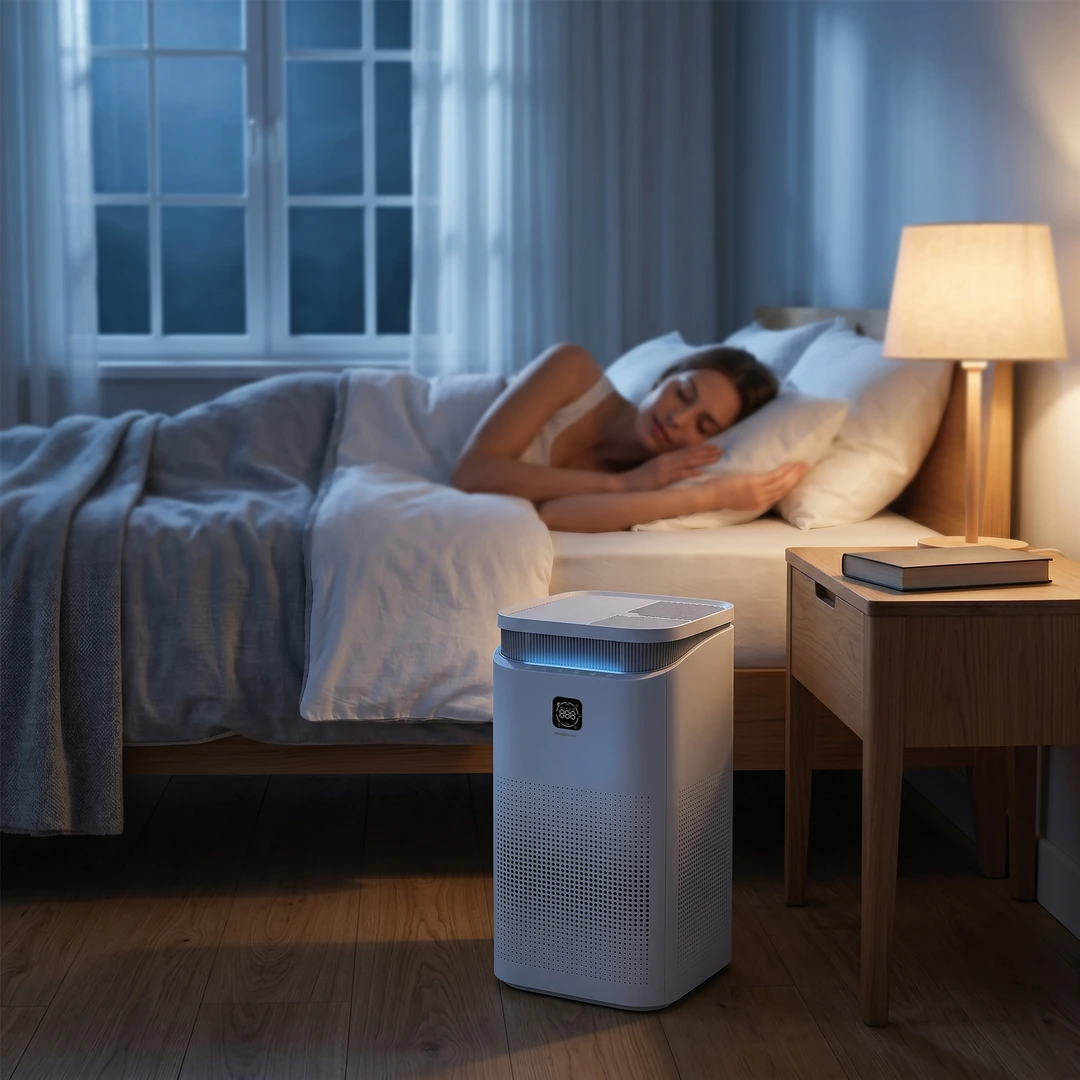 Powerology Mira Elite Smart Air Purifier With PM2.5 Air Quality Sensor - White Powerology Mira Elite Smart Air Purifier With PM2.5 Air Quality Sensor - White