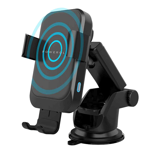 alt tag="Powerology holder and car charger"