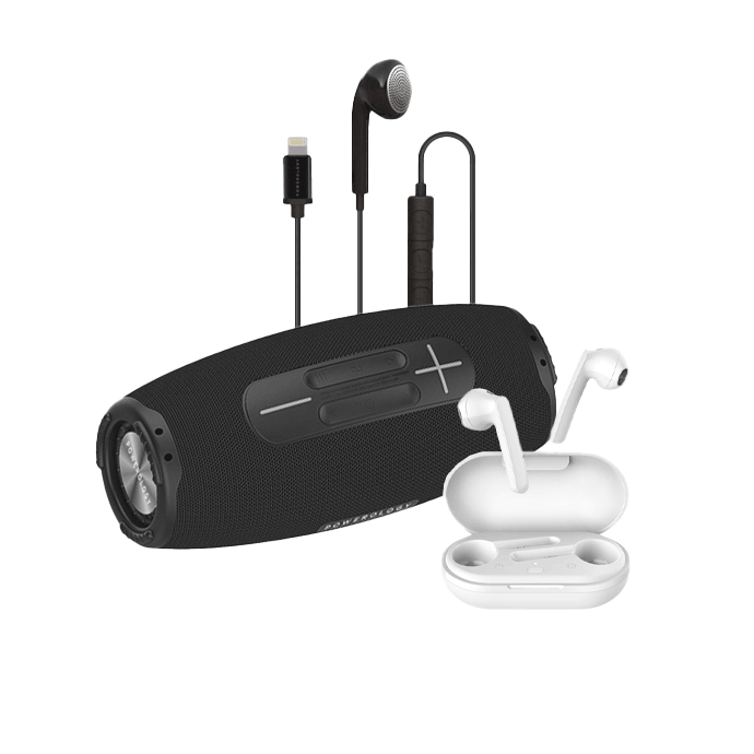 alt tag="Powerology audio items"