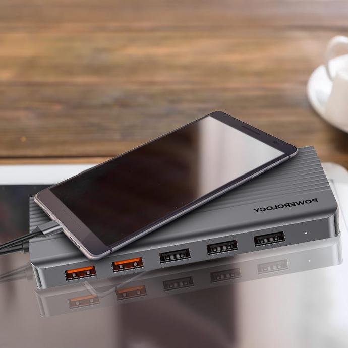 Powerology 12-in-1 USB-C Hub alt tag="Powerology Hubs and Docks 12in1 USB-C Hub 100W PD"