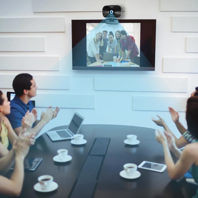Powerology Web Cam with 90° Field of Vision alt tag="Powerology Smart Cameras 1080p Web Cam 90° Field of Vision'