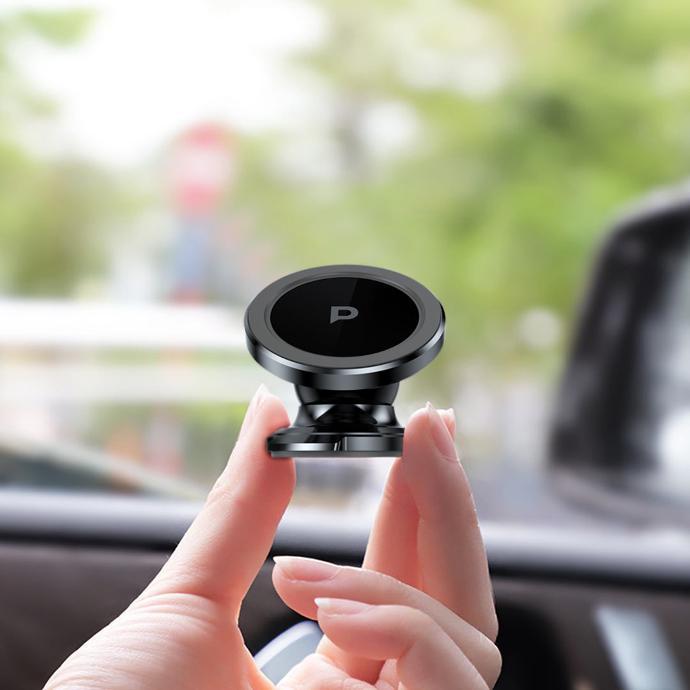 Powerology Lightweight Dash Mount alt tag="Powerology Holders & Stands Heavy Duty Dash Mount Black"