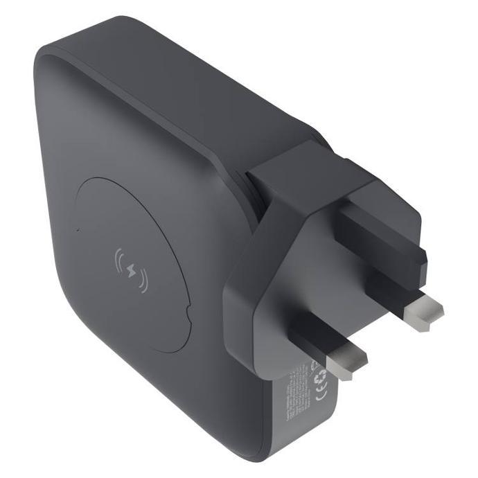 Powerology Magsafe Wall Charger alt tag="Powerology Cables & Chargers Magsafe Wall Charger 10000mAh PD 20W Black"