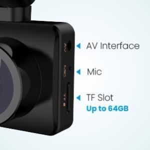 alt tag="Powerology Smart Cameras Dash Camera Pro Gap-less Cycling SD Card Supportable Black"