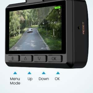 Powerology FHD Quality Dash Camera alt tag="Powerology Smart Cameras Dash Camera Pro Gap-less Cycling FHD Quality Black"