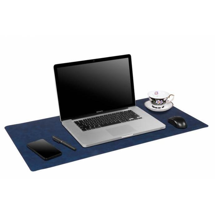 Powerology Vegan Leather Desk Pad alt tag="Powerology Chargers and Cables Vegan Leather Desk Pad Vegan Leather Blue"