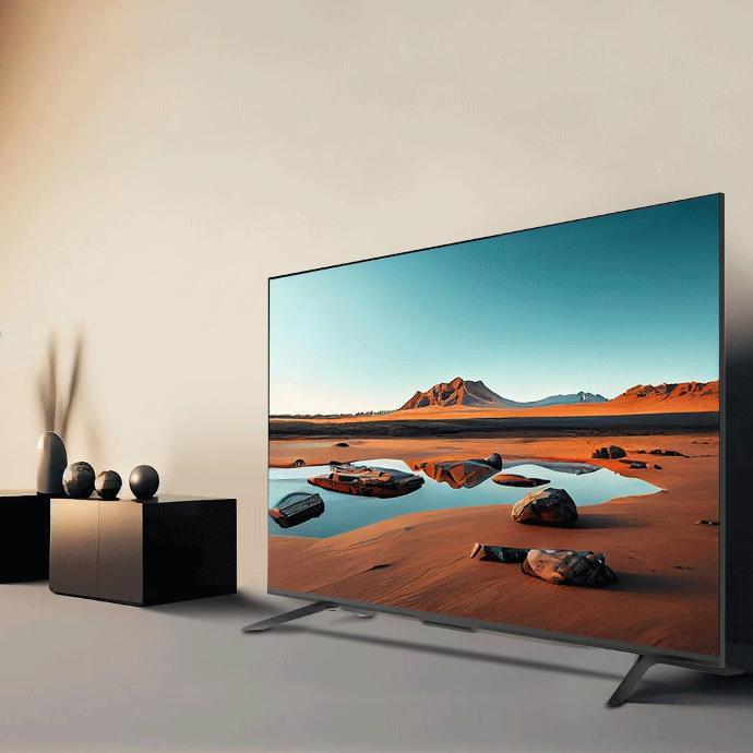 Powerology Frameless UHD Smart TV alt tag="Powerology Projectors and TV 55” UHD Smart TV 4K Ultra HD Black"