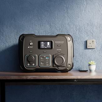 Powerology Multiport Power Generator alt tag="Powerology Power Station Portable Power Generator 78000mAh Pure Sine-Wave Output Multiport Black"