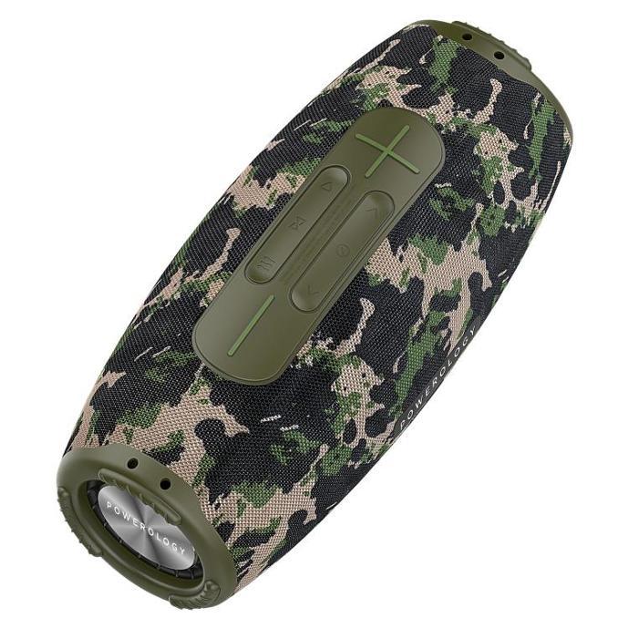 Powerology Portable Speaker alt tag="Powerology Audio Phantom Portable Bluetooth Speaker Portable Camo"