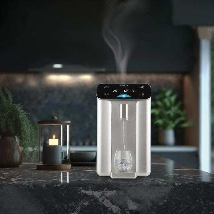 alt tag="Powerology Lifestyle  Atmospheric Water Generator - Silver Air Purifier Silver"