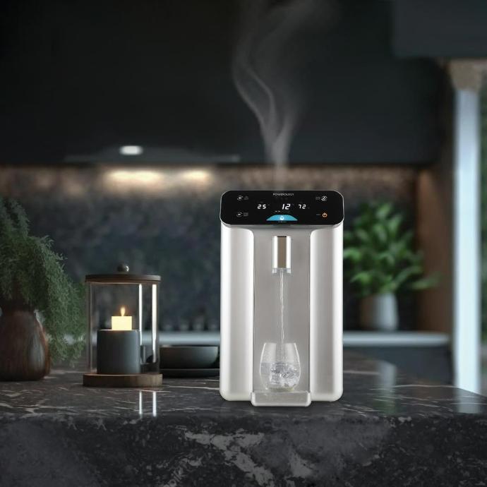 Powerology Water Generator with Air purifier alt tag="Powerology Lifestyle Atmospheric Water Generator - Silver Air Purifier Silver"