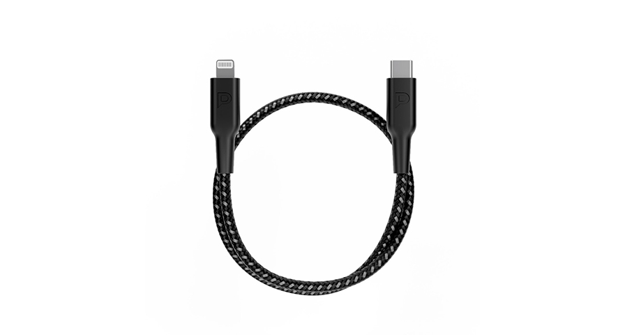 Powerology Braided USB-C to Lightning Cable