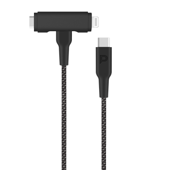 MOMAX Multi USB C Fast Charging Cable, 4 in 1 USB C,USB A to USB C,Micro  USB PD 60W Nylon Braided One Link Multiple USB Cable Charge Adapter  Connector