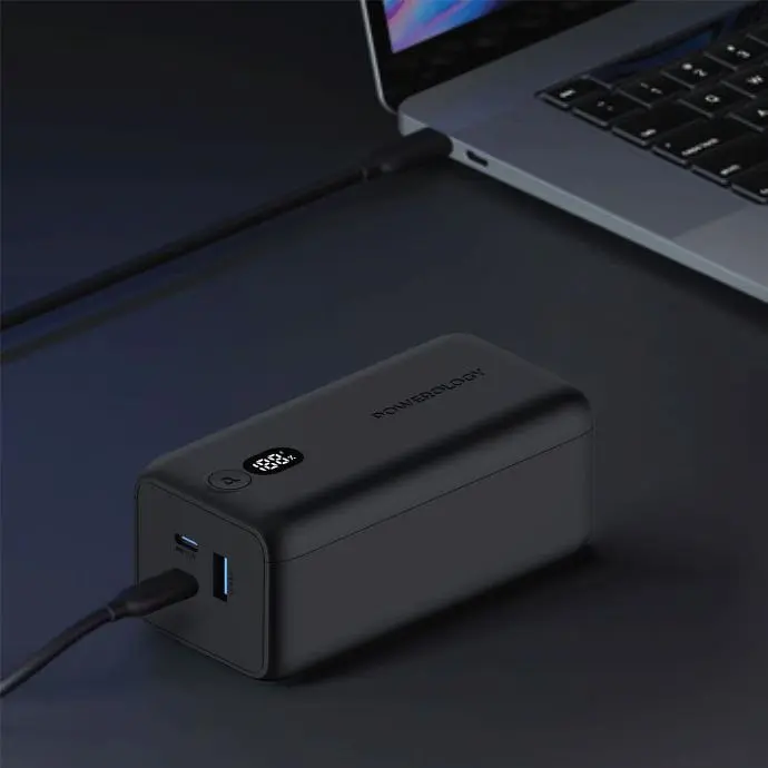 Powerology Power Banks Onyx PD Power Bank Laptop Charger Black