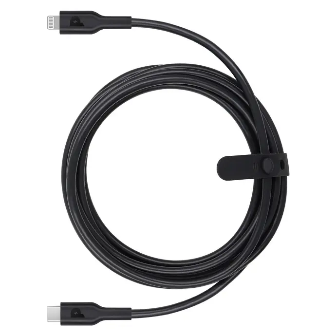 Powerology Cables And Chargers Type-C To Lightning Cable 2M PD 60W TPE Material Black