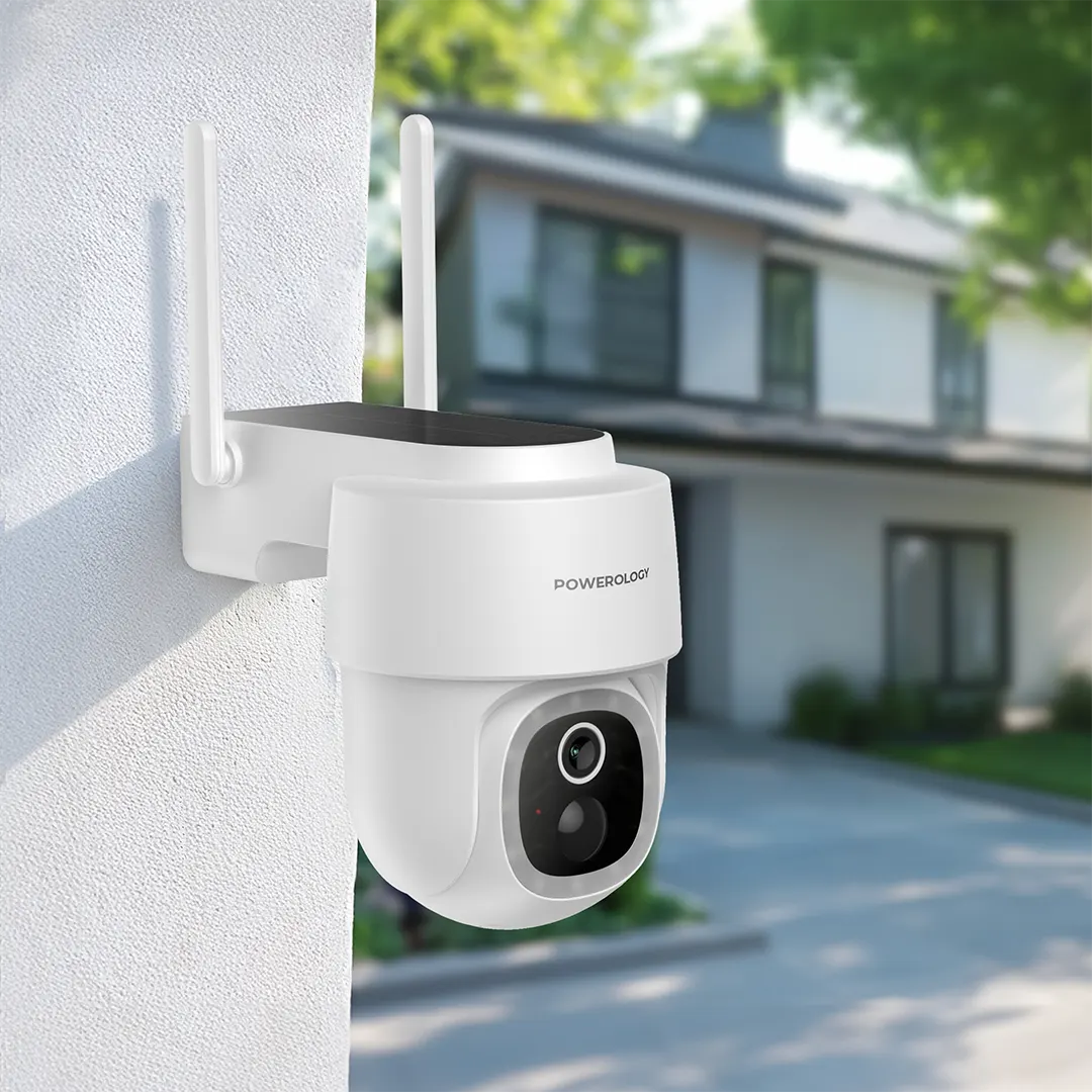 Powerology Built-In Solar Pan & Tilt Outdoor Camera Built-In Solar Pan & Tilt Outdoor Camera