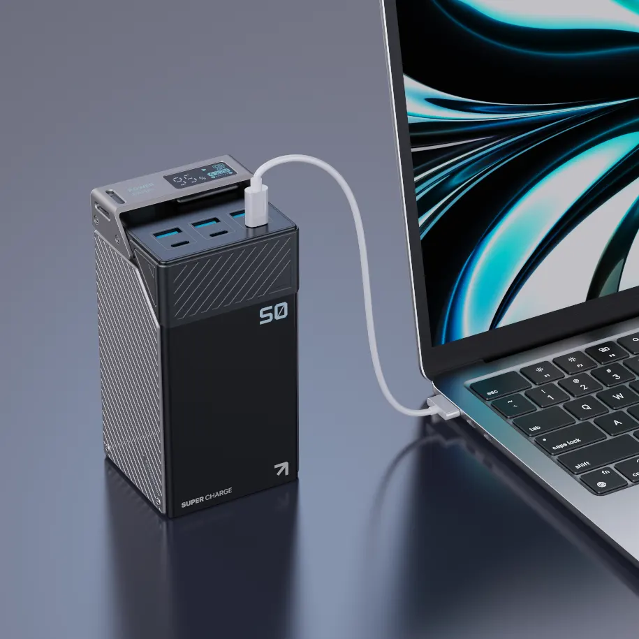 50000mAh Power Bank 65W 3×PD