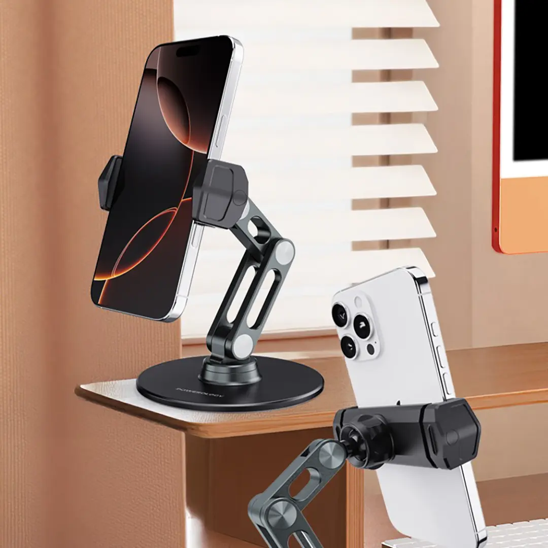 Powerology Multi-Angle Phone Stand - Black