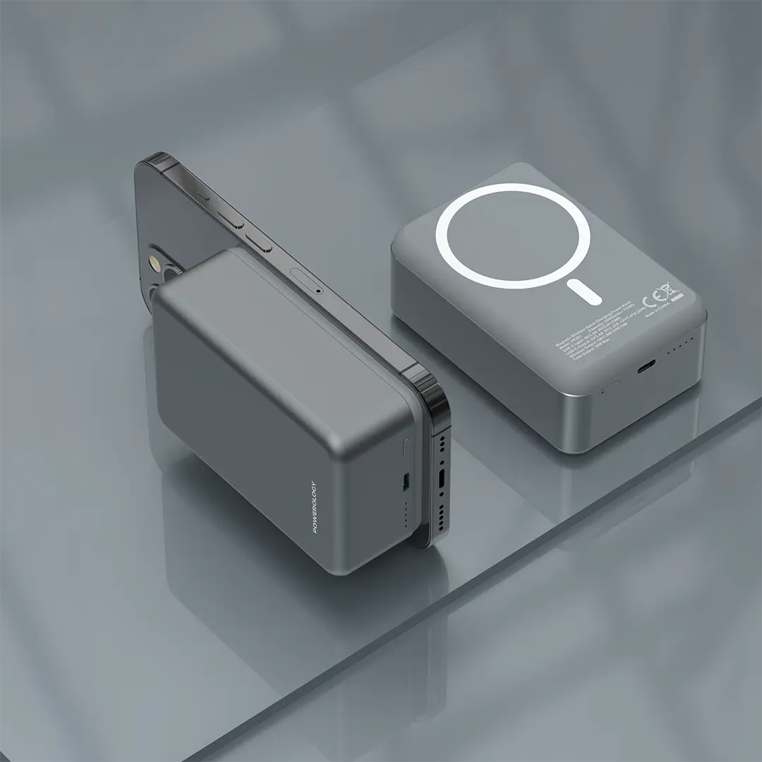 Powerology 30000mAh MagSafe Aluminum Power Bank - Dark Gray 30000mAh MagSafe Aluminum Power Bank - Dark Gray