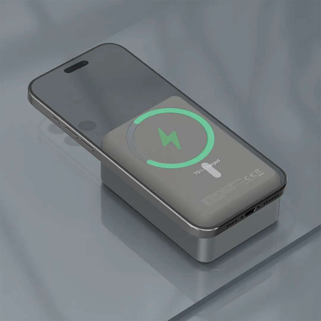 30000mAh MagSafe Aluminum Power Bank - Dark Gray