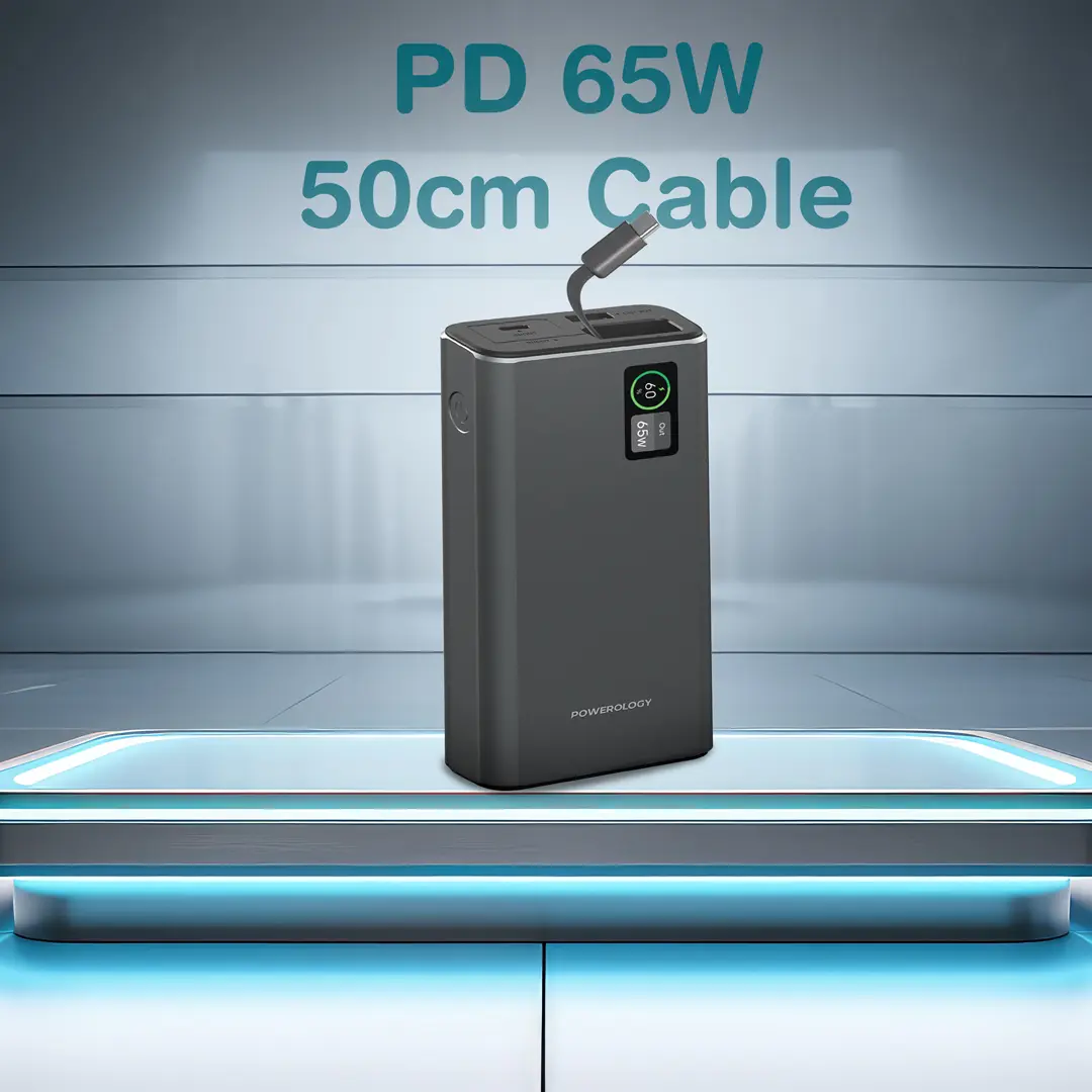 Aluminum 20000mAh Power Bank - Dark Gray