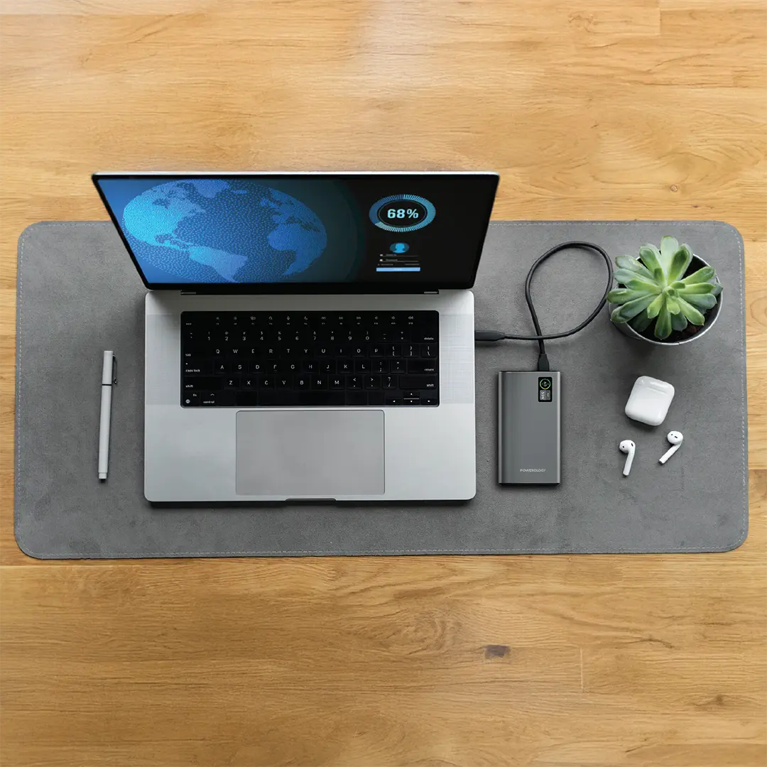 Aluminum 20000mAh Power Bank - Dark Gray