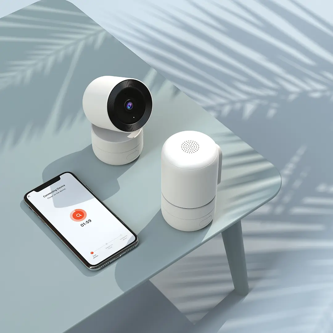 Indoor PTZ Smart Camera - White