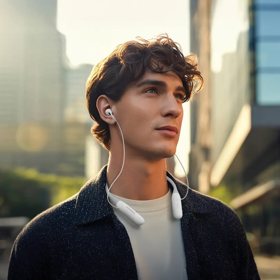 Toneflex ENC Wireless Neckband - White