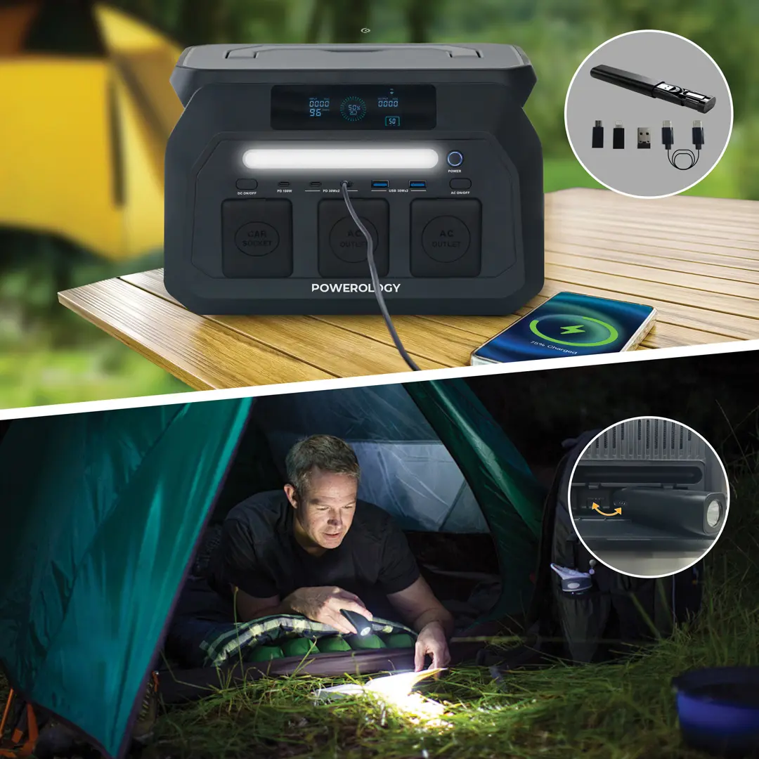 Dynamic800 Portable Power Station 800W - Black