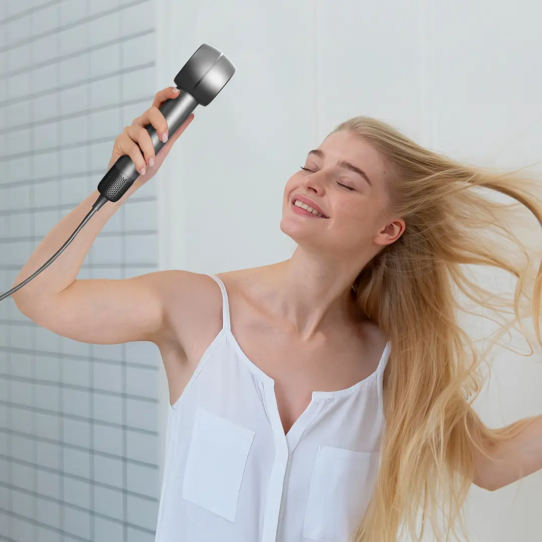 Powerology lonFusion Hot & Cold Hair Dryer - Gray Powerology lonFusion Hot & Cold Hair Dryer - Gray