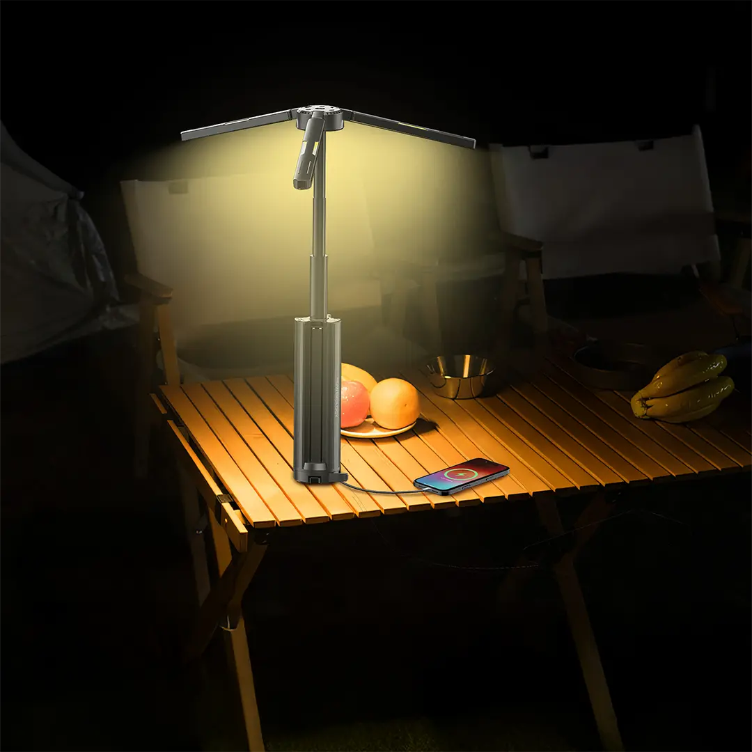 Powerology Luntra 15600mAh Foldable Camping Light - Black Powerology Luntra 15600mAh Foldable Camping Light - Black