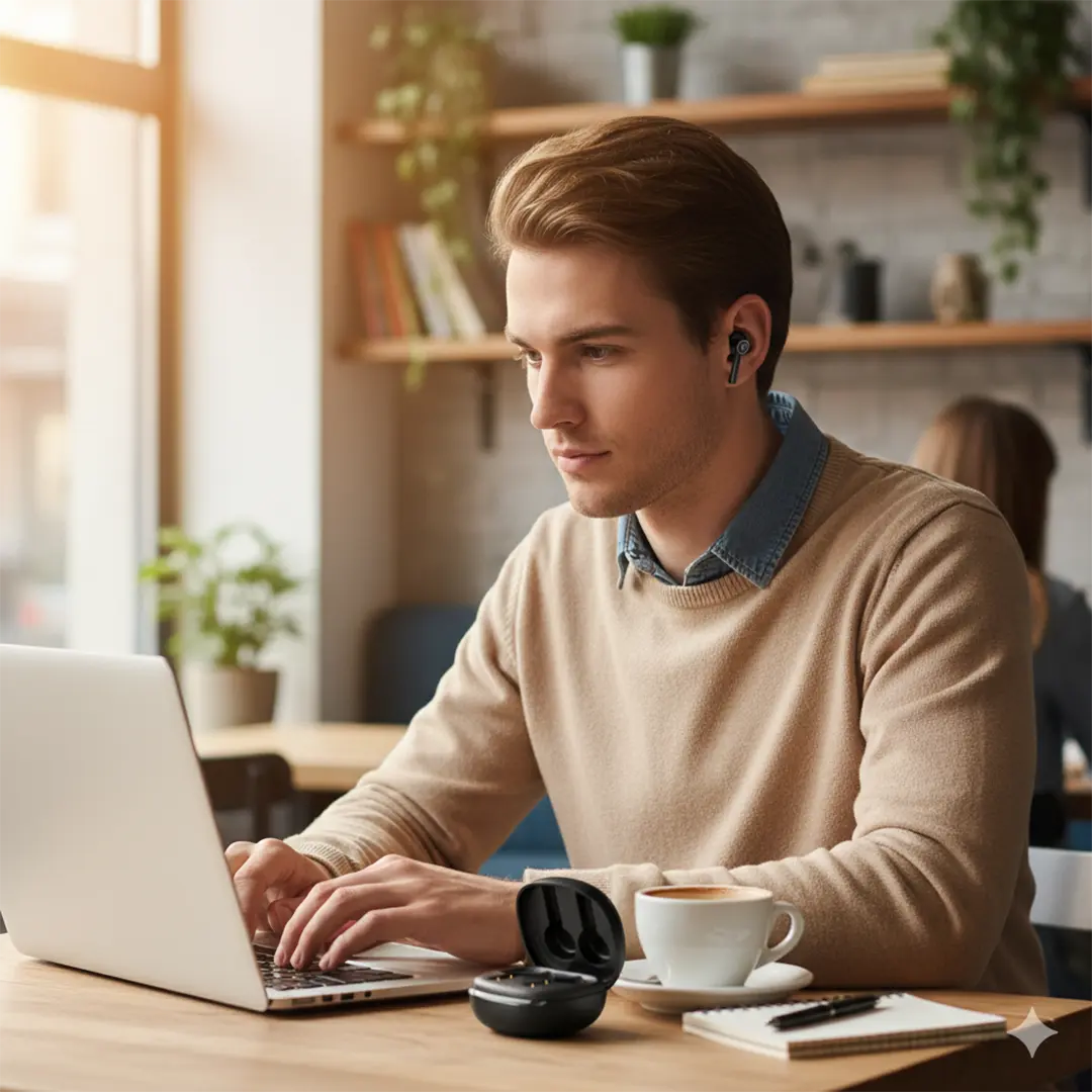 Powerology Saba In-Ear Wireless Earbuds - Black