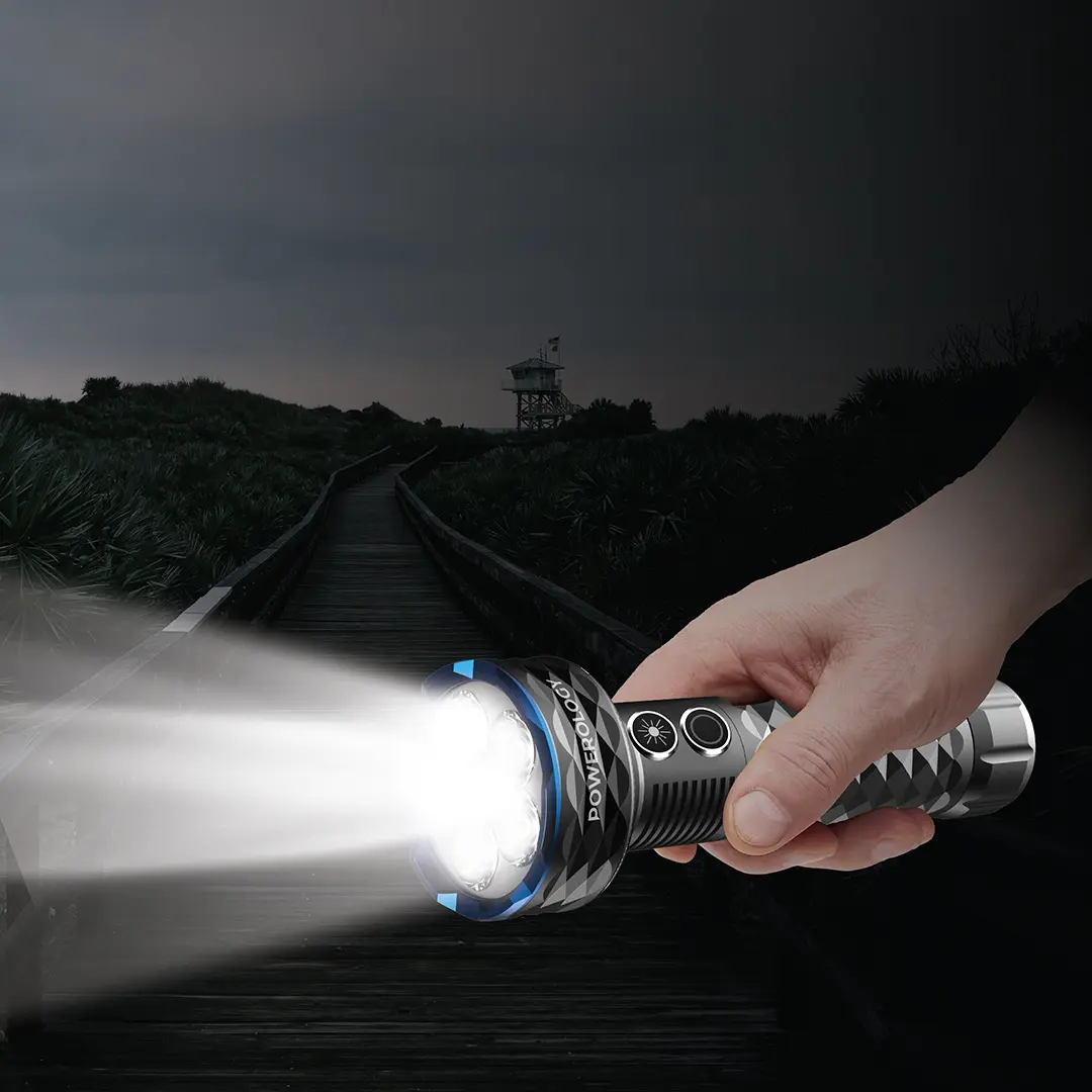 Powerology Lumos 4000mAh Work Light with Laser - Black