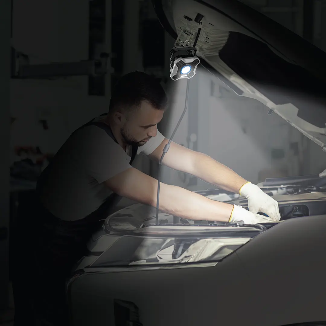 Powerology Brillite 3600mAh Work Light - Black