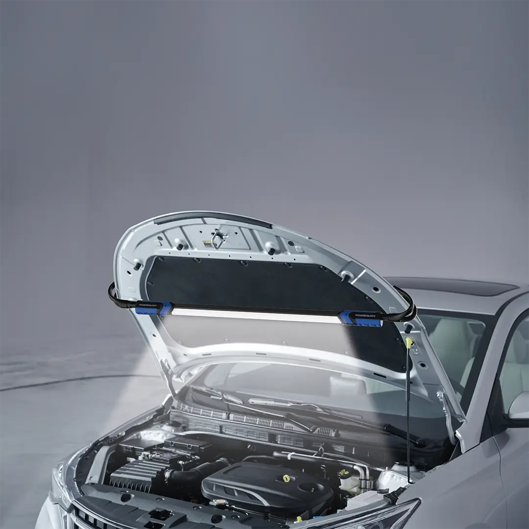 Powerology Clario 1200 Lumens Bonnet Work Lamp - Black