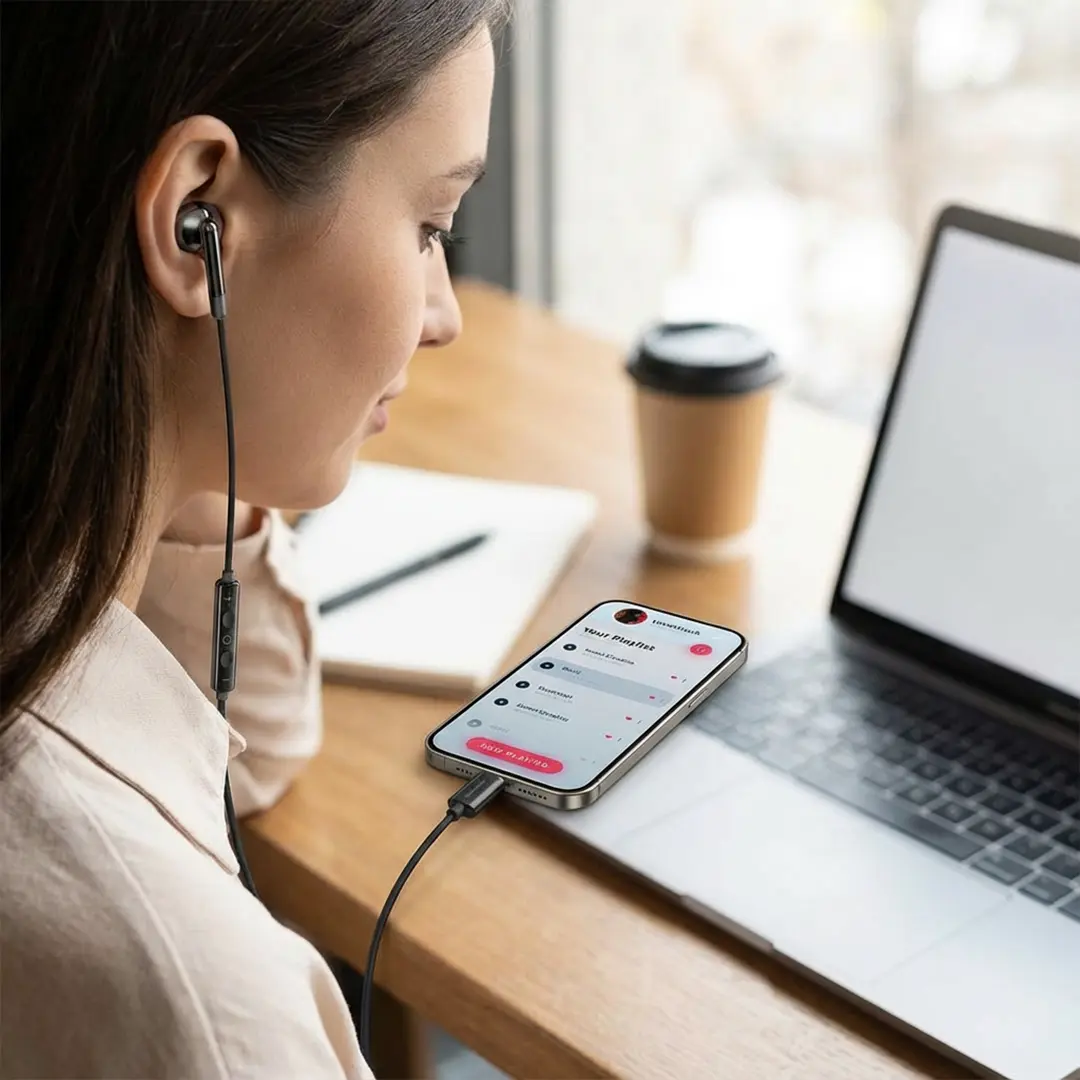 Powerology Type-C Mono Earphone 