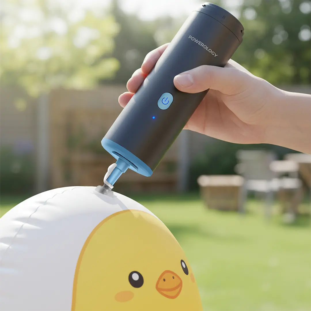 Powerology Turbovac 8-In-1 Handheld Vacuum & Air Duster - Black Powerology Turbovac 8-In-1 Handheld Vacuum & Air Duster - Black