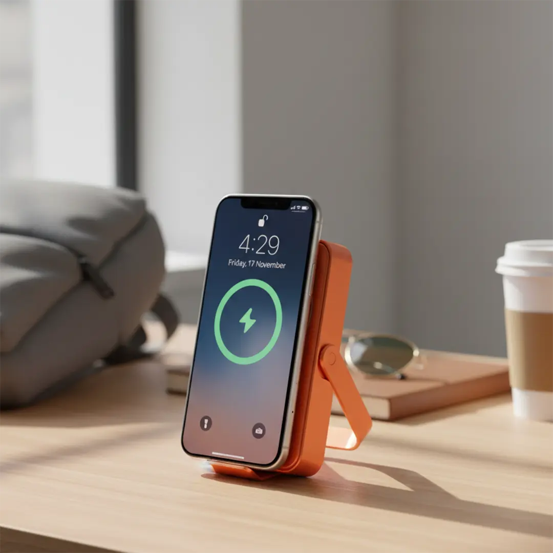 Powerology Spetemor 10000mAh MagSafe Power Glass Surface - Orange Powerology Spetemor 10000mAh MagSafe Power Glass Surface - Orange