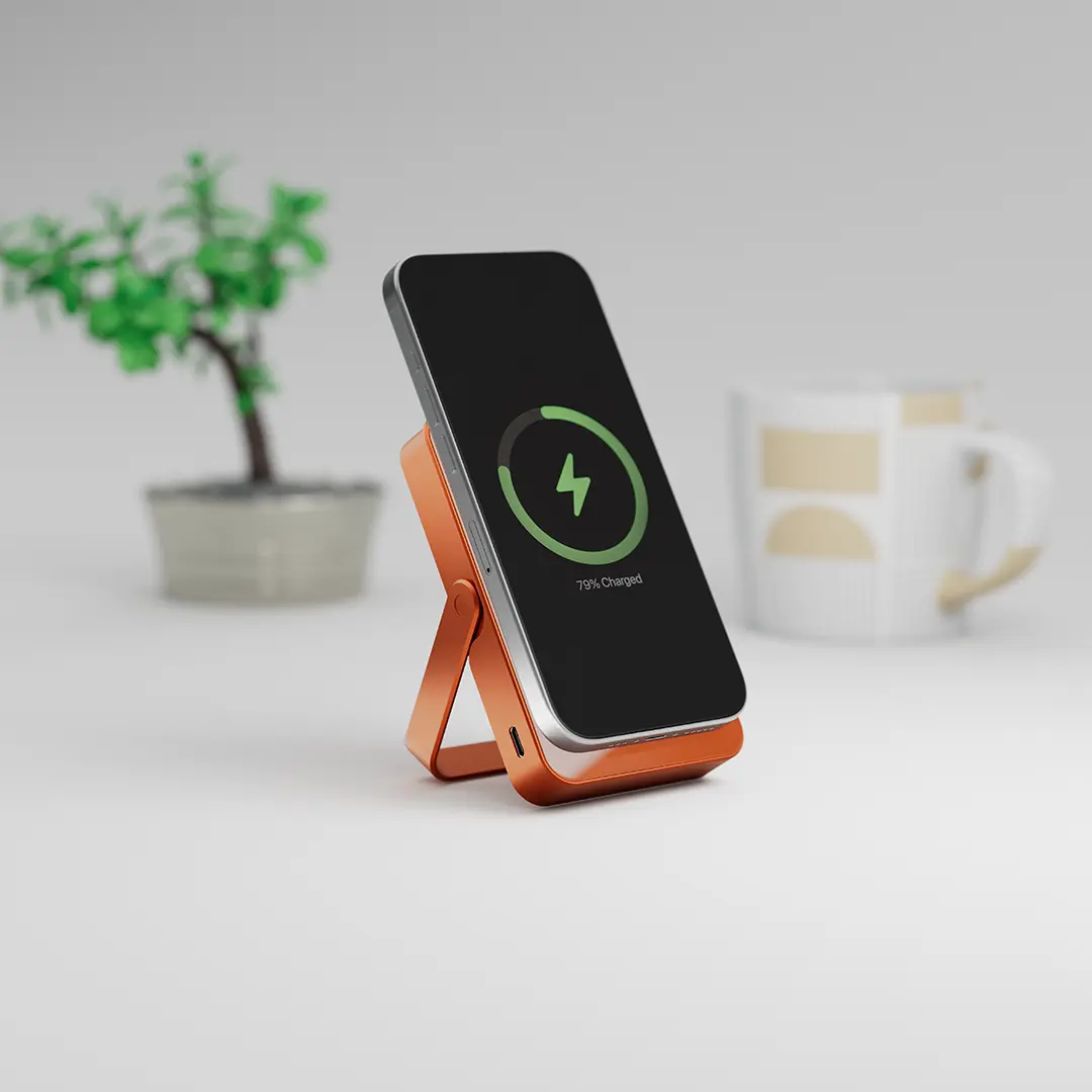 Powerology Spetemor 10000mAh MagSafe Power Glass Surface - Orange Powerology Spetemor 10000mAh MagSafe Power Glass Surface - Orange