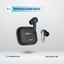 Powerology 6 Mic Hybrid ANC + ENC True Wireless Buds 