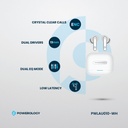 Powerology 6 Mic Hybrid ANC + ENC True Wireless Buds 
