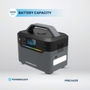 Powerology 120000mAh Portable Power Generator Fast Charging 384Wh 600W - Black 